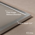 thumbnail image 4 of Eviva Sax 72" Brushed Metal Frame Bathroom Wall Mirror, 4 of 7