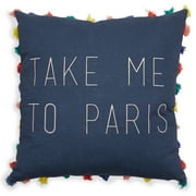 Drew Barrymore Flower Home 18" x 18" Anytime Cotton Throw Pillow