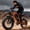Orange, variant on ESKUTE Electric Bike for Adults, 20MPH Dirt E-Bike, 52V 20.8Ah Battery, 20"x4.0" Fat Tires, 80-Mile Range, NFC Unlock, 7-Speed, Dual Suspension, White with Rear Rack & Footrests