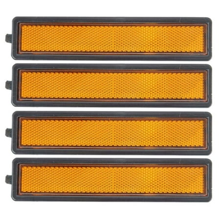 

4Pcs Car Turn Signal Light Side Marker Light Fender Light Without Bulb for - E30 E32 E34 318I 318is Yellow