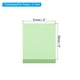 thumbnail image 2 of Notas adhesivas Uxcell de 2" x 3", blocs de notas autoadhesivos de colores brillantes, 100 hojas/pad, verde, paquete de 12, 2 of 5