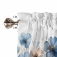 thumbnail image 4 of Poppy Flowers Valances for Windows Farmhouse Kitchen Curtains Valances Rod Pocket Valance Curtains for Kitchen Windows Botanical Spring Summer Floral Window Valances for Bathroom Bedroom 60"x18", 4 of 6