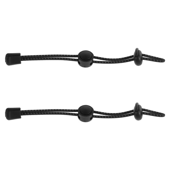 HOMEMAXS 2pcs Backpack Hiking Pole Holder Securing Pole Tie With Elastic Rope For Outdoor Sports Walking Stick And Trekking Black