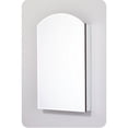 thumbnail image 3 of Robern MC2430D6A  23 1/4" Wide x 6" Deep Customizable Arched Cabinet w/ Cabinet Hinge: Left & Electrical Option: Electrical outlet w/ Interior Light & Mirror Type / Lens: Beveled, 3 of 5