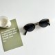 thumbnail image 1 of Gafas de sol retro americanas de metal con montura pequeña y cara redonda para mujer, estilo foto callejera de alta gama, forma cóncava, 1 of 6