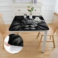 thumbnail image 2 of Acheng Lion Square Tablecloth for Picnic Dining Kitchen Farmhouse 100% Polyester Fiber 52*52, 2 of 8