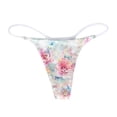 thumbnail image 3 of Clearance Sale 2025 Plus Size Intimates for Women for casual, Women Printed Sexy Underpants Comfort Low Rise Soft T Back G String Panties, Comfortable underwear for women, 3 of 5