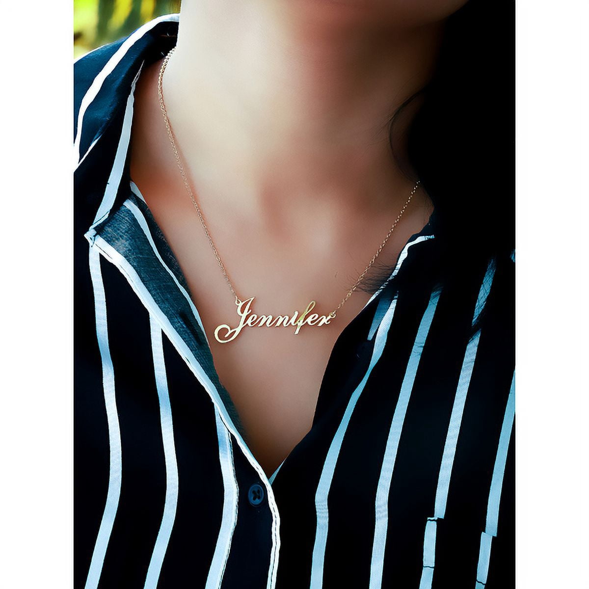 Personalized Script Name Necklace