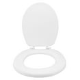 thumbnail image 4 of Arborister Thickened White Toilet Lid for Elongated/Oval Toilets, 4 of 11