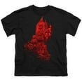 thumbnail image 2 of The Batman (2022) News Silhouette Kids T Shirt (Medium) for Youth Toddler Boys and Girls, Black, 2 of 5