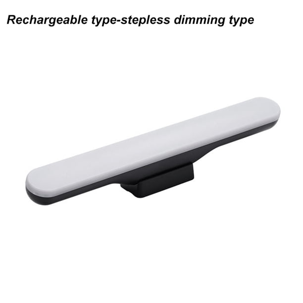 Lámpara de mesa LED USB 3W Lámpara de lectura de estudio 120 ° Luz nocturna portátil ajustable, recargable, ajuste continuo Inevent HA004350-03B