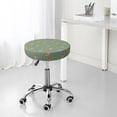 thumbnail image 6 of KLL Pig Face With Sunflower Round Bar Chair Cushion Cover 12 inch ,Bar Stool Protector with Elastic, Soft Washable, 6 of 6