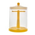 thumbnail image 3 of Vitrina transparente para muñecas, giratoria, a prueba de polvo, para centro de mesa, caja de almacenamiento para figuras de acción coleccionables. amarillo, 3 of 8