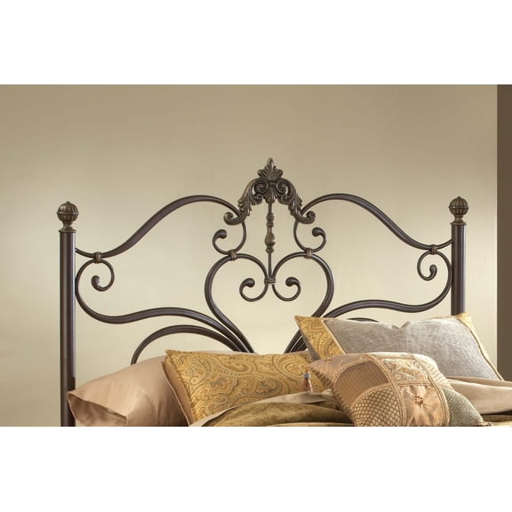 Hillsdale Furniture Newton Queen Headboard with Frame, Antique Brown
