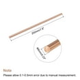 thumbnail image 2 of Uxcell 6mm Dia. 200mm Length Solid Copper Round Rod Lathe Bar Stock for DIY Craft, 2 of 4