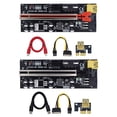 thumbnail image 3 of Kuymtek VER009C-PLUS PCIe Riser con LED USB 3.0 PCI-E 1X a 16X Extender (Rojo), 3 of 8