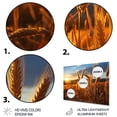 thumbnail image 3 of Designart "Country beauty Golden Harvest" Landscapes Metal Wall Art, 3 of 5