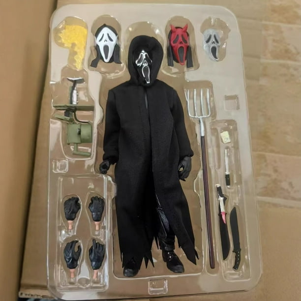 6 INCH Scream Ghostface Ultimate Action Figure Ghost Face Clothed