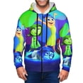 thumbnail image 6 of Lsque inside out 2 for Mens Full-zip Hoodie, Zip-up Pullover Hooded Sweatshirt, Kangaroo Pocket Hoodie Ideal for Daily Wear, Travel, and Home-Small, 6 of 8