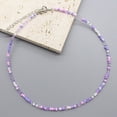 thumbnail image 3 of Collier Ras du Cou Simple Perles de Graines Femmes Charme Mode Coréenne Chaîne Col Boho Fait Main Bijou Cadeau, 3 of 5