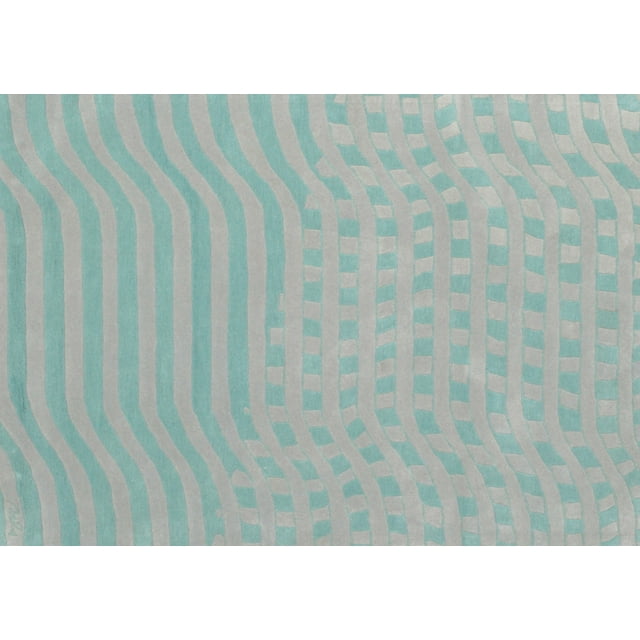 Ahgly Company Tapis d'Intérieur Lavables en Machine, Rectangle Contemporain, Zone Goldray Foncé, 2' x 3'