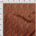 thumbnail image 3 of oneOone Cotton Cambric Orange Fabric Tropical Sewing Fabric By The Yard Printed Diy Clothing Sewing Supplies 42 Inch Wide, 3 of 5