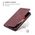 thumbnail image 3 of Dteck Case For Samsung Galaxy S21 Ultra 6.8-inch,Magnetic Leather Luxury Card Holder Pocket Case Shockproof Full Protective Kickstand Retro Flip Cover,Winered, 3 of 8