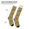 thumbnail image 2 of Picia Berries And Citrus Printed Sports Compression Socks - 15-20mmHg Graduated Compression, High-Performance Soft and Breathable Socks for Men and Women, 2 of 5