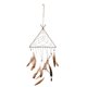 thumbnail image 2 of Artesanías de Plumas de Pared Colgante Perfecl Decoración para Hogar Aro de Hierro 20cm, 2 of 8