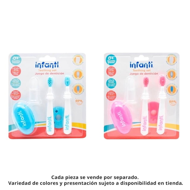 Juego de dentición Infanti varios colores 4 pzas
