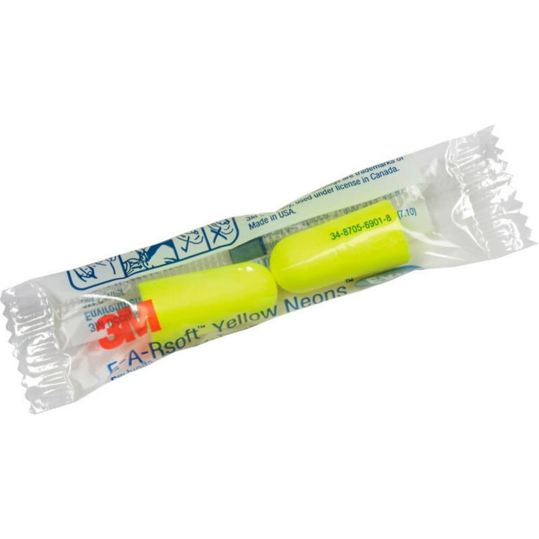 3M 耳栓 181ペア E-A-Rsoft Yellow Neons ひもなし Amazon.com: 3M - E-A-Rsoft Yellow Neon Soft Foam Earplugs