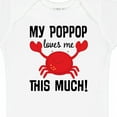 thumbnail image 4 of Inktastic My Poppop Loves Me Boys or Girls Baby Bodysuit, 4 of 5