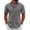 Dark Grey, variant on COOFANDY Men's Button Down Shirts Short Sleeve Casual Summer Beach Shirts Vacation Wedding Shirts
