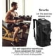 thumbnail image 3 of Qarigey Bolsas de gimnasio de PU, organizadora de gran capacidad, de Fitness con cremallera, bolsa de hombro multifunción separada en Envolturas para manijas de equipaje Qarigey AP012725-01, 3 of 6