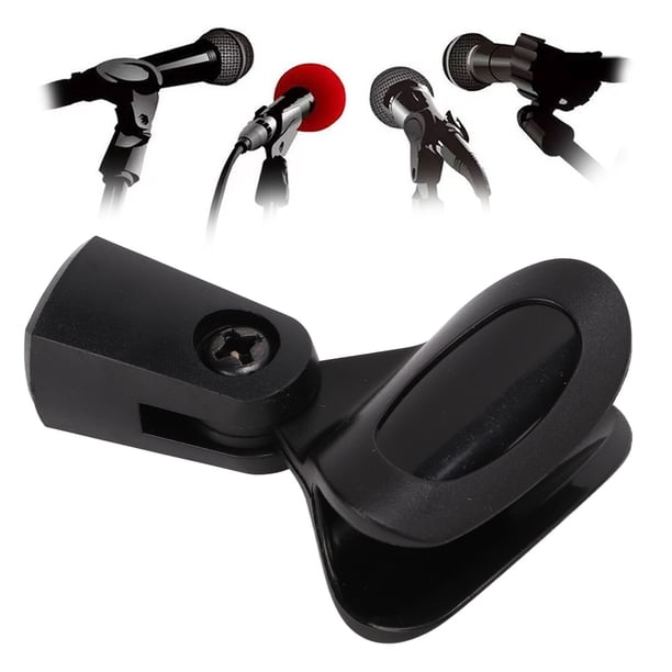 Soporte de Clip de Micrófonos, Mini Mini Mini Clip de Micrófono de PLÁSTICO PORTÁTIL DE ALTO RENDIMIENTO DE ALTO RENDIMIENTO SOPORTE PARA MICRÓFONOS