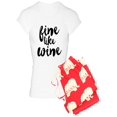 thumbnail image 1 of CafePress - Fine Like Wine - Women's Light Pajamas, 1 of 1