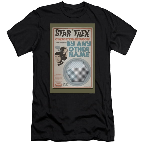 Star Trek Tos Episode 51 Premium Canvas Adult Slim Fit 30/1 T-Shirt Black