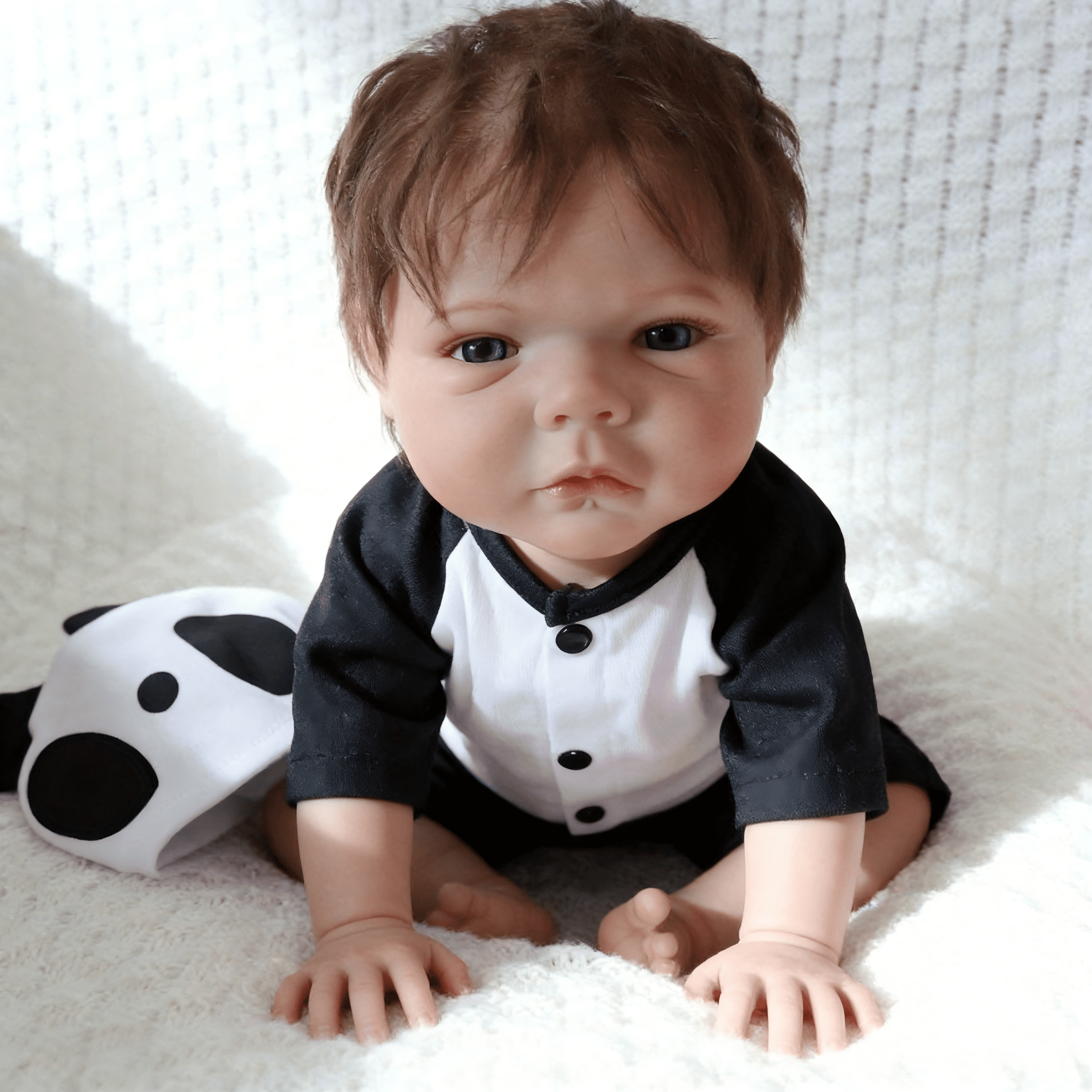 Dayoff Kids Lifelike Reborn Baby Dolls - 18 Inch Realistic Baby Doll (No Accessories) For Kids Age 3+