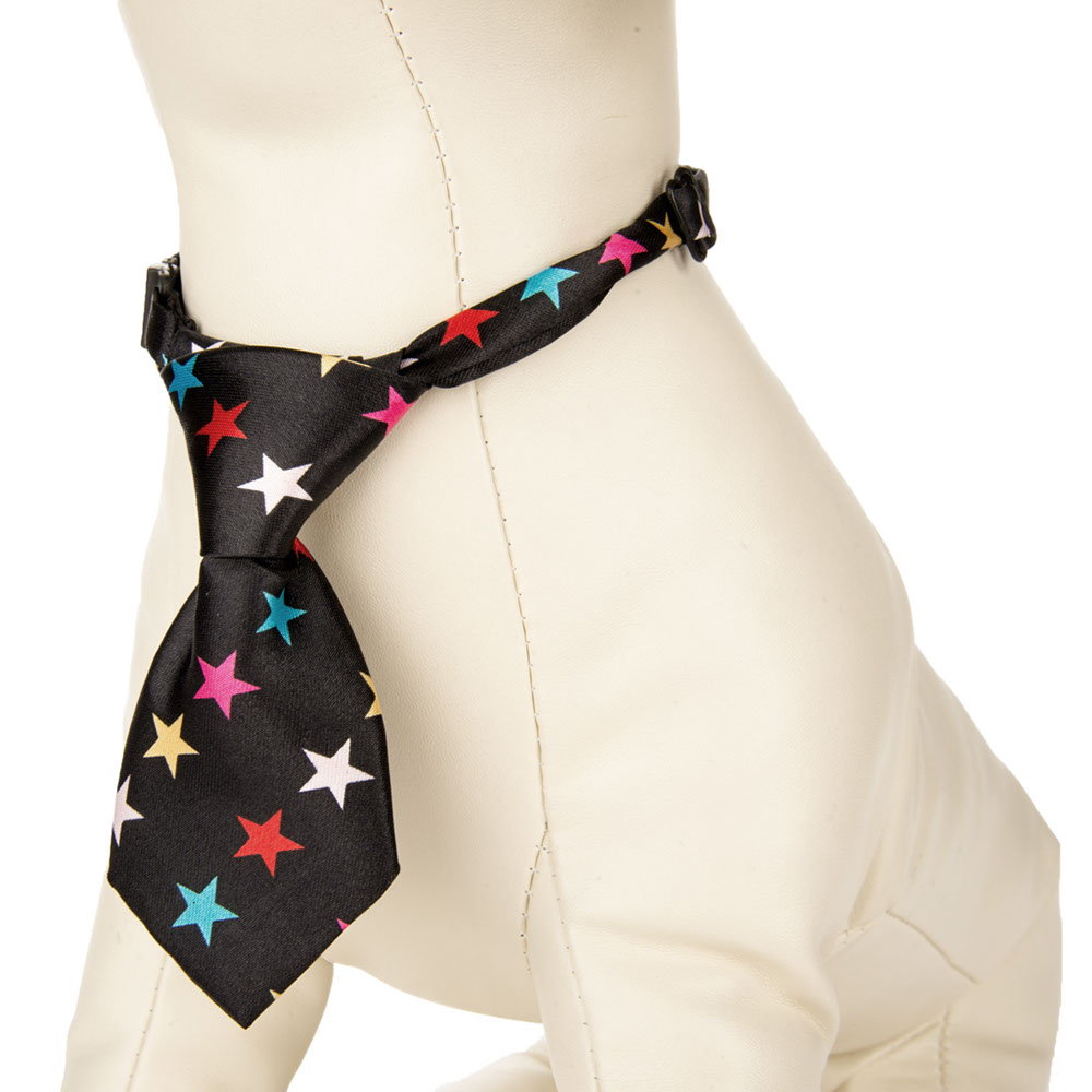 CUECUEPET Adjustable Party Time Novelty Design Fashion Necktie for Small Dogs