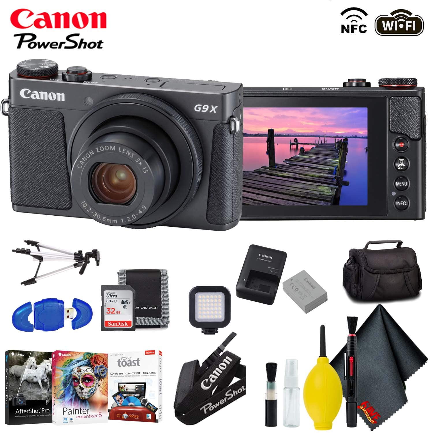 Canon PowerShot G9 X Mark II Digital Camera (Black) Advanced