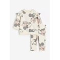 thumbnail image 1 of Sudadera rosa con estampado completo para niñas pequeñas, conjunto de Sudadera con capucha suave y bonita, pantalones de 2 piezas, ropa de moda para el hogar, primavera y otoño, novedad, 1 of 4