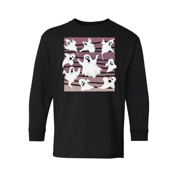 Awkward Styles Halloween Youth Sweatshirt Ghosts Crewneck Tee for Kids