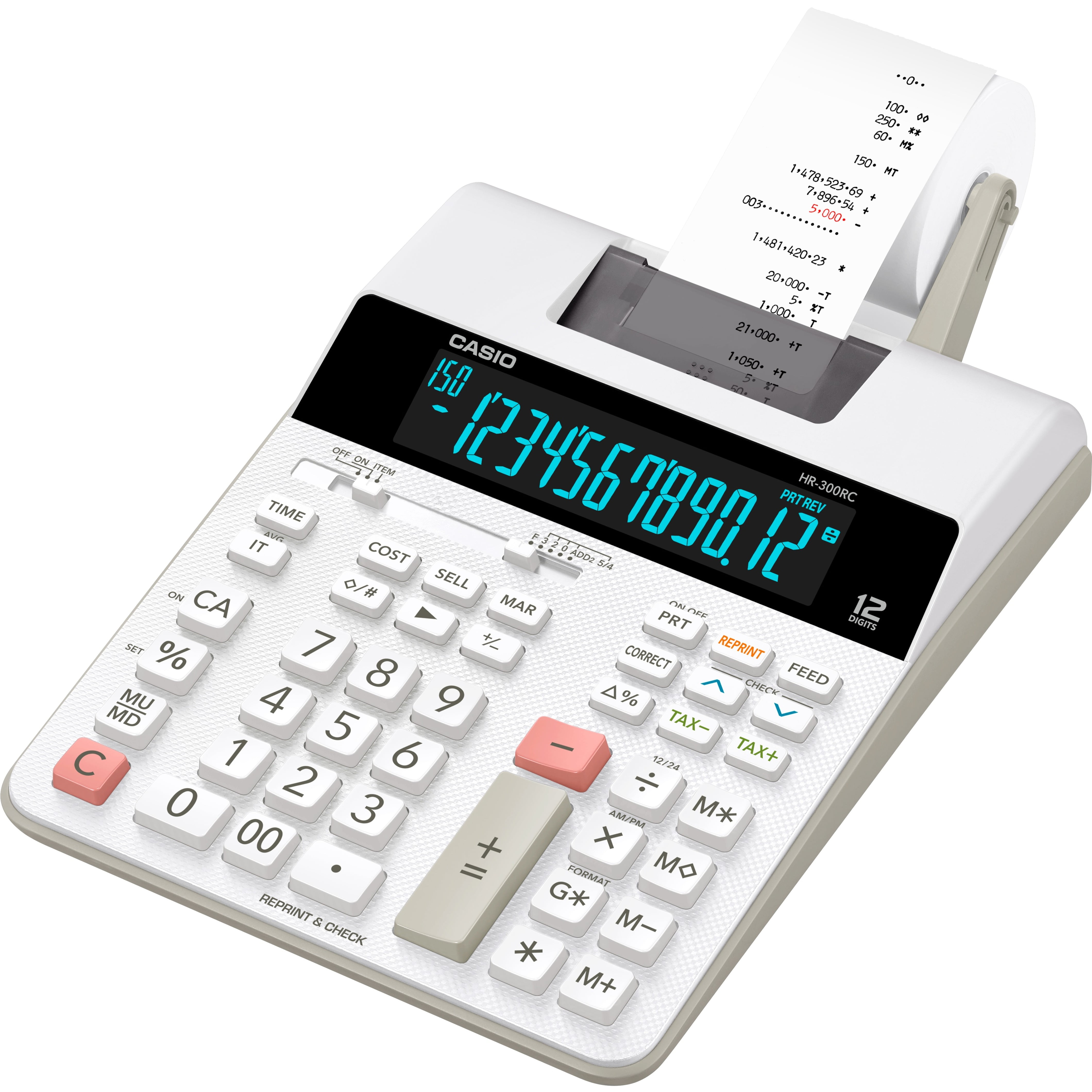 Sharp EL1750V Printing Calculator for sale online 