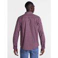 thumbnail image 3 of George Men's Poplin Shirt with Long Sleeves, Sizes S-3XL, LT-4XLT, 2XB-6XB, 3 of 5