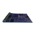 thumbnail image 2 of Ahgly Company Indoor Square Patchwork Blue Transitional Area Rugs, 8' Square, 2 of 4