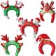 thumbnail image 2 of Globos para fiesta de Navidad 2024, Papá Noel, palo de golpe, diadema, banda para el cabello, globo de aluminio, decoraciones navideñas de Feliz Año Nuevo, 2 of 5