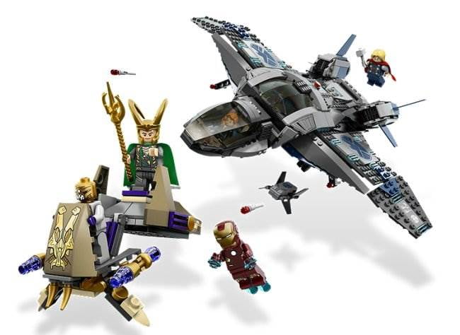 quinjet lego