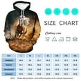 thumbnail image 2 of WHNBCW Funny Horse Sweatshirt Novelty Animal Graphic Theme Hoodie Long Sleeve Casual Wear, 2 of 7