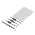 thumbnail image 1 of Kit De Soldadura Para Hacer Joyas, Punta De Metal, 6 Piezas, Kit De Bloque De Soldadura Para Joyería Profesional, De Madera Con 3 Pinzas De Soldadura Para Principiantes Para, 1 of 7