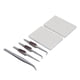 thumbnail image 1 of Kit De Soldadura Para Hacer Joyas, Punta De Metal, 6 Piezas, Kit De Bloque De Soldadura Para Joyería Profesional, De Madera Con 3 Pinzas De Soldadura Para Principiantes Para, 1 of 7